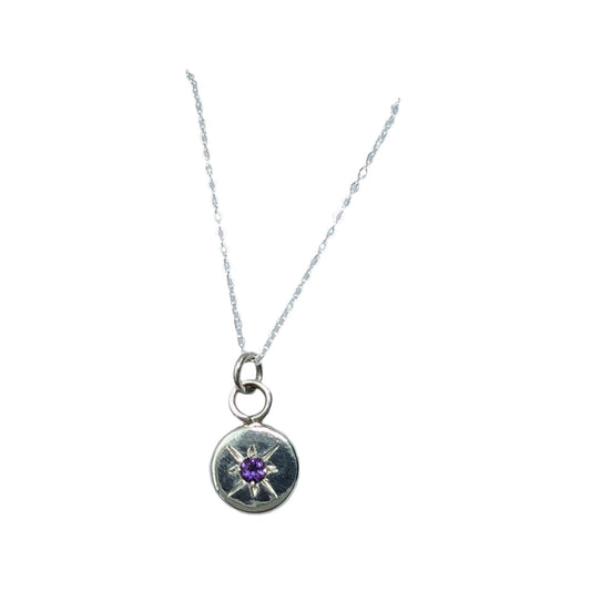 Star Set Amethyst Necklace