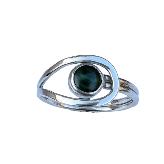 Malachite Loop ring