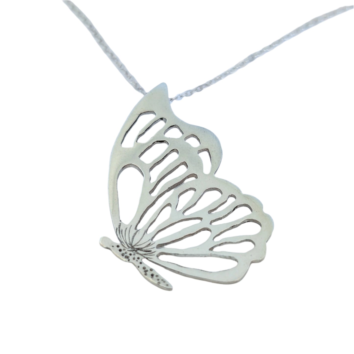 Silver Butterfly Necklace